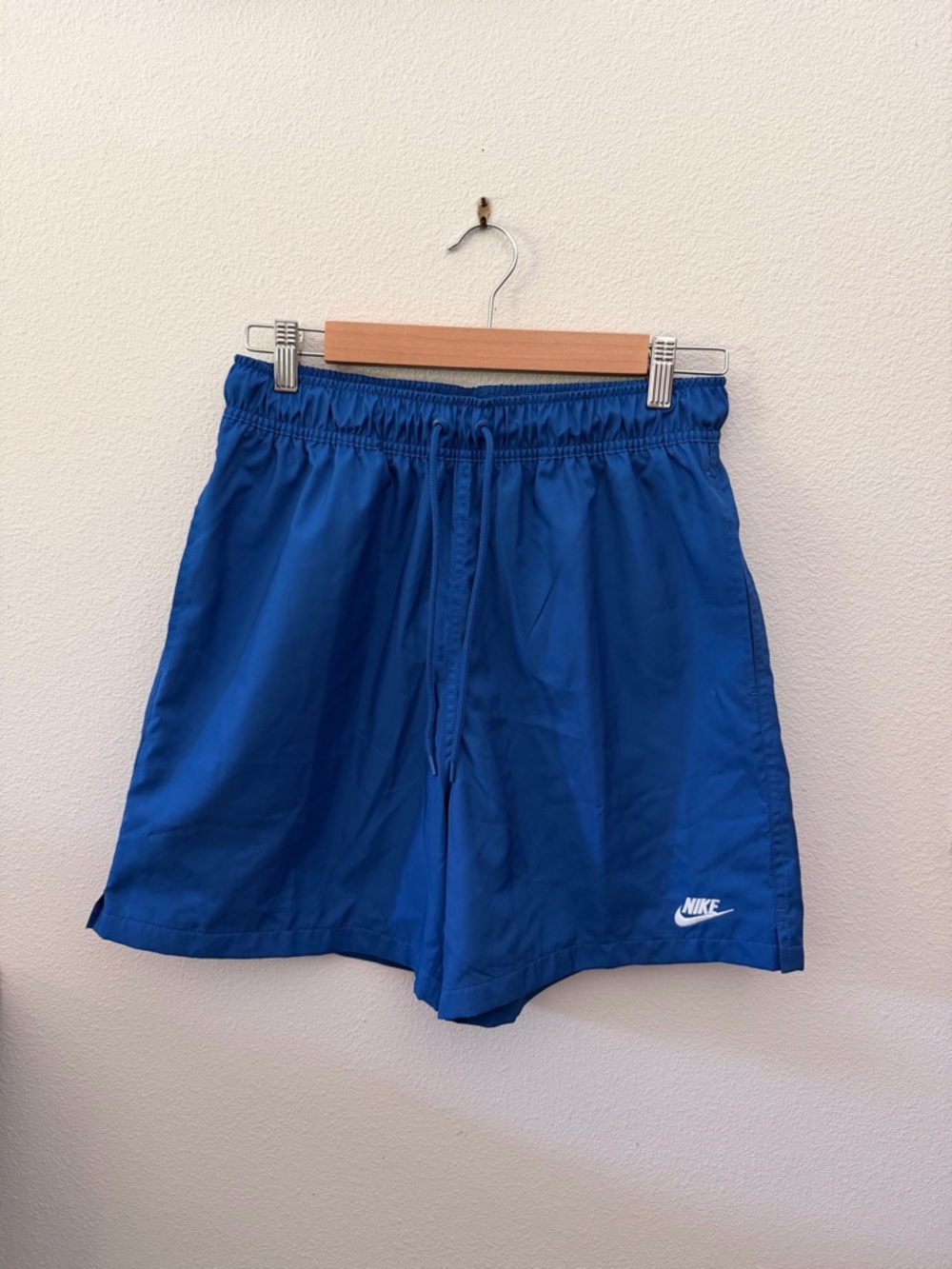 Nike Men's Blue Athletic Drawstring Shorts